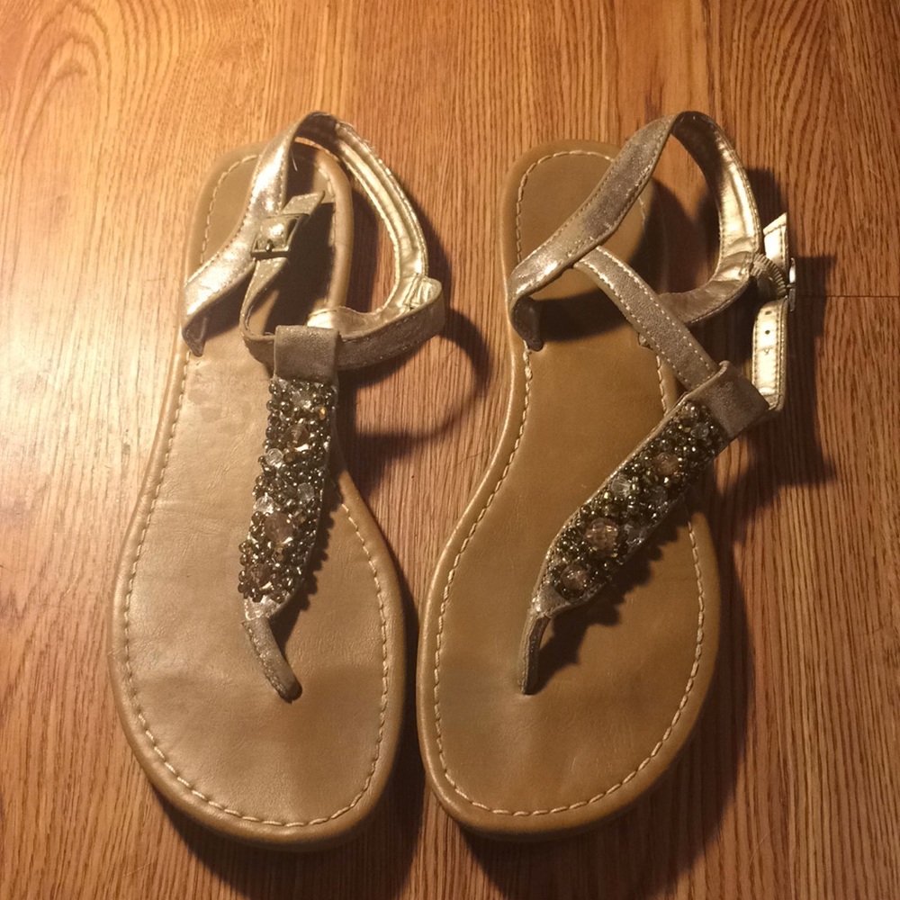Gold Sandals